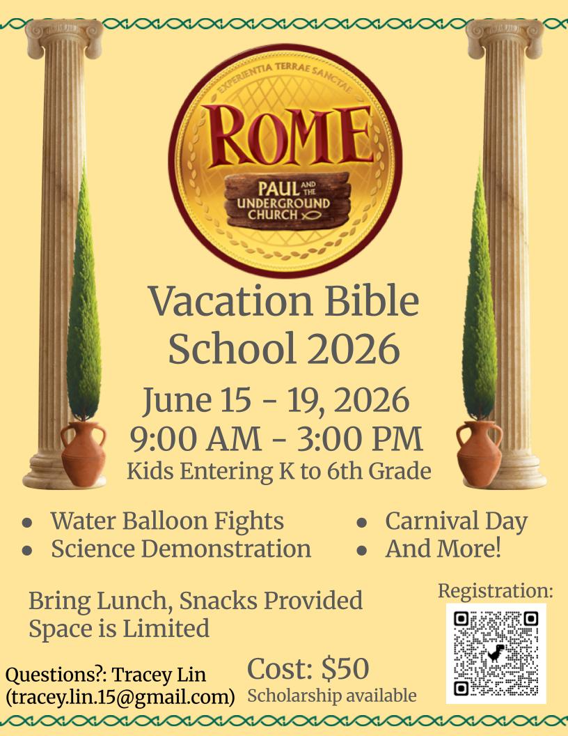 2026 VBS flyer
